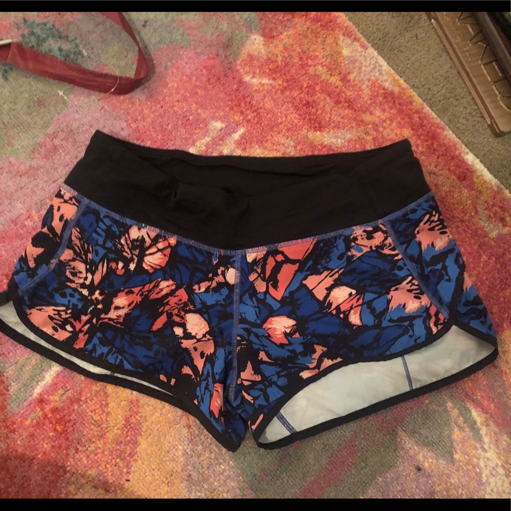Lululemon Speed Shorts.